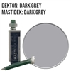 Dark Grey 215 ML Mastidek Outdoor Cartridge Glue for Cosentino DEKTON&reg; Dark Grey Surfaces