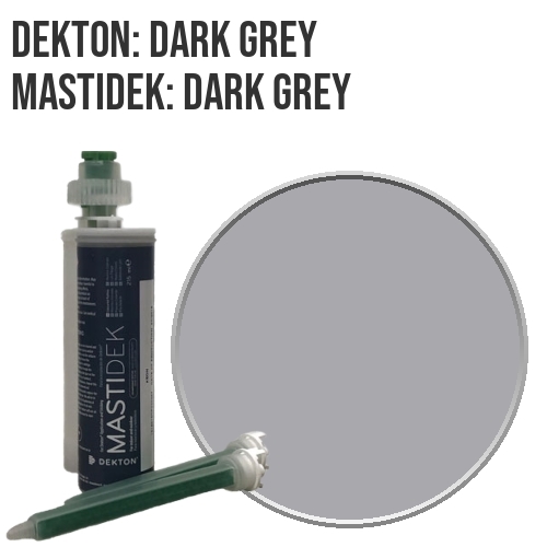 
Dark Grey 215 ML Mastidek Outdoor Cartridge Glue for Cosentino DEKTON&reg; Dark Grey Surfaces
